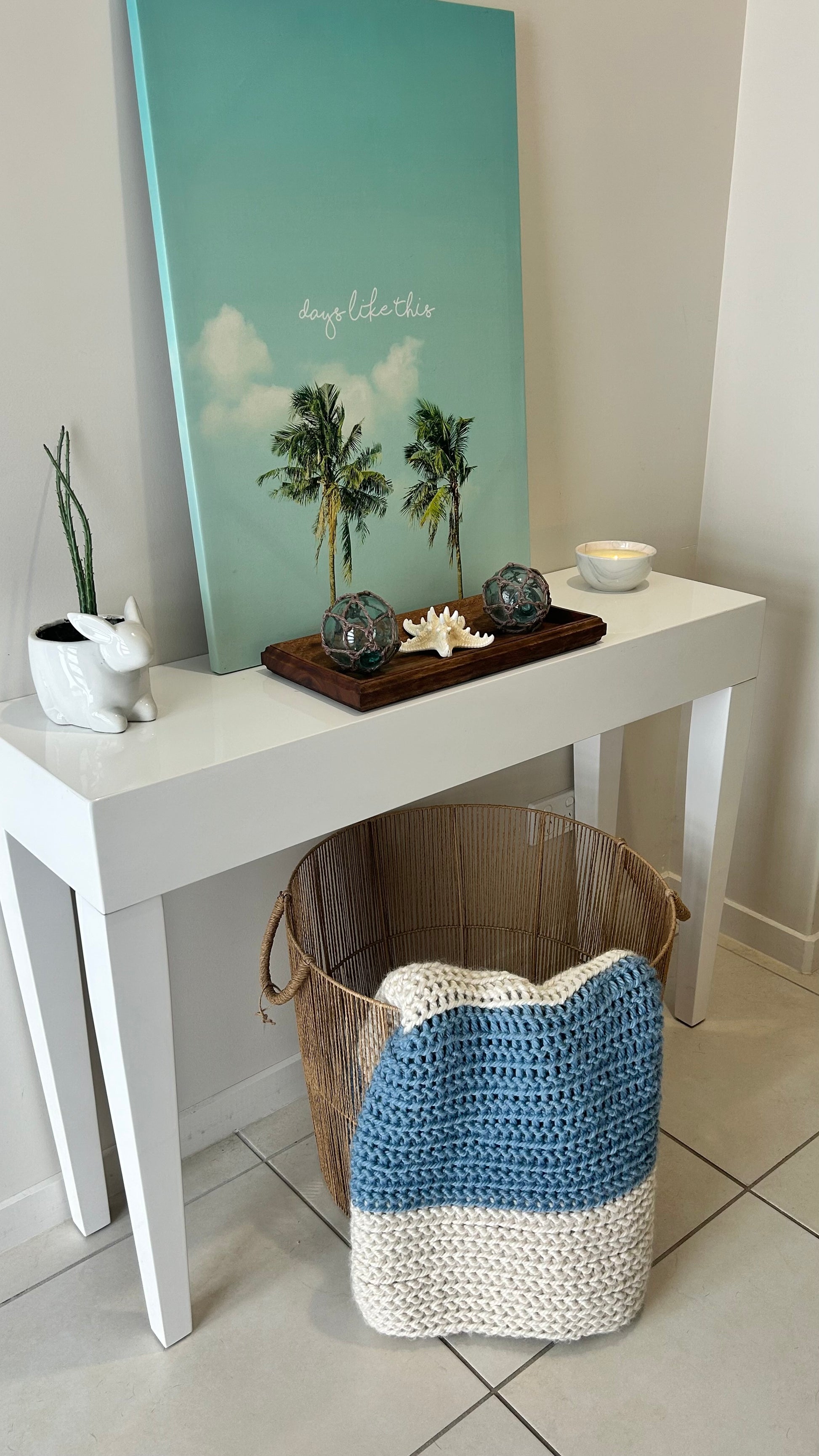 Premium Recycled Bottle Yarn Throw – Lightweight and Eco Friendly