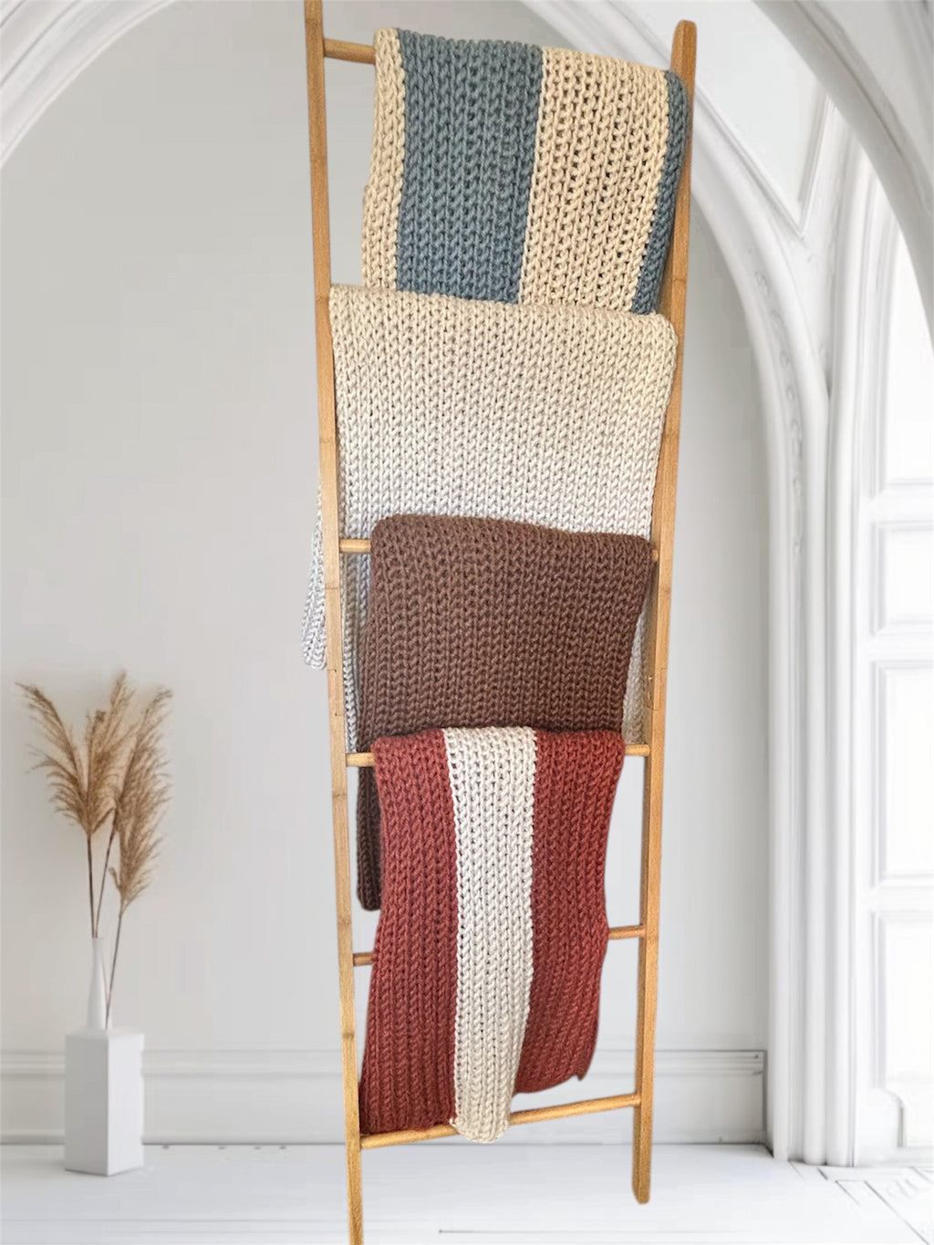 Premium Recycled Bottle Yarn Throw – Lightweight and Eco Friendly