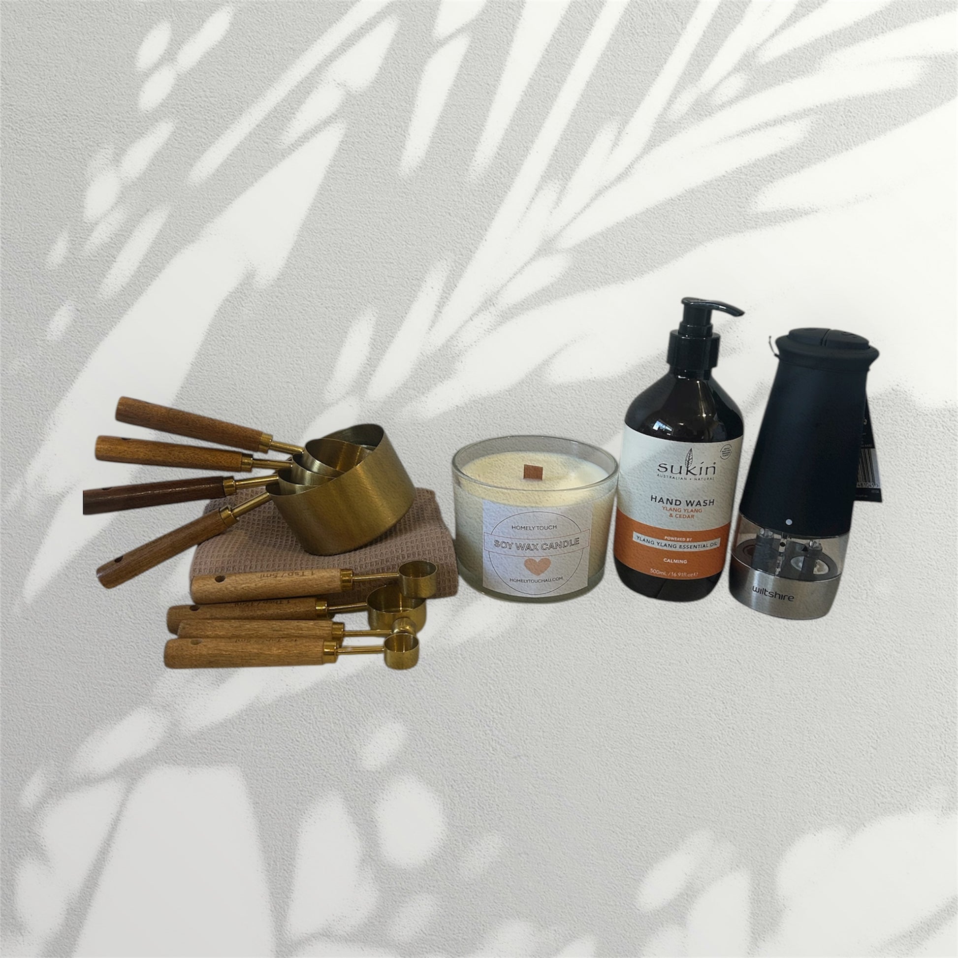 Crochet blanket + Homely gift box bundle