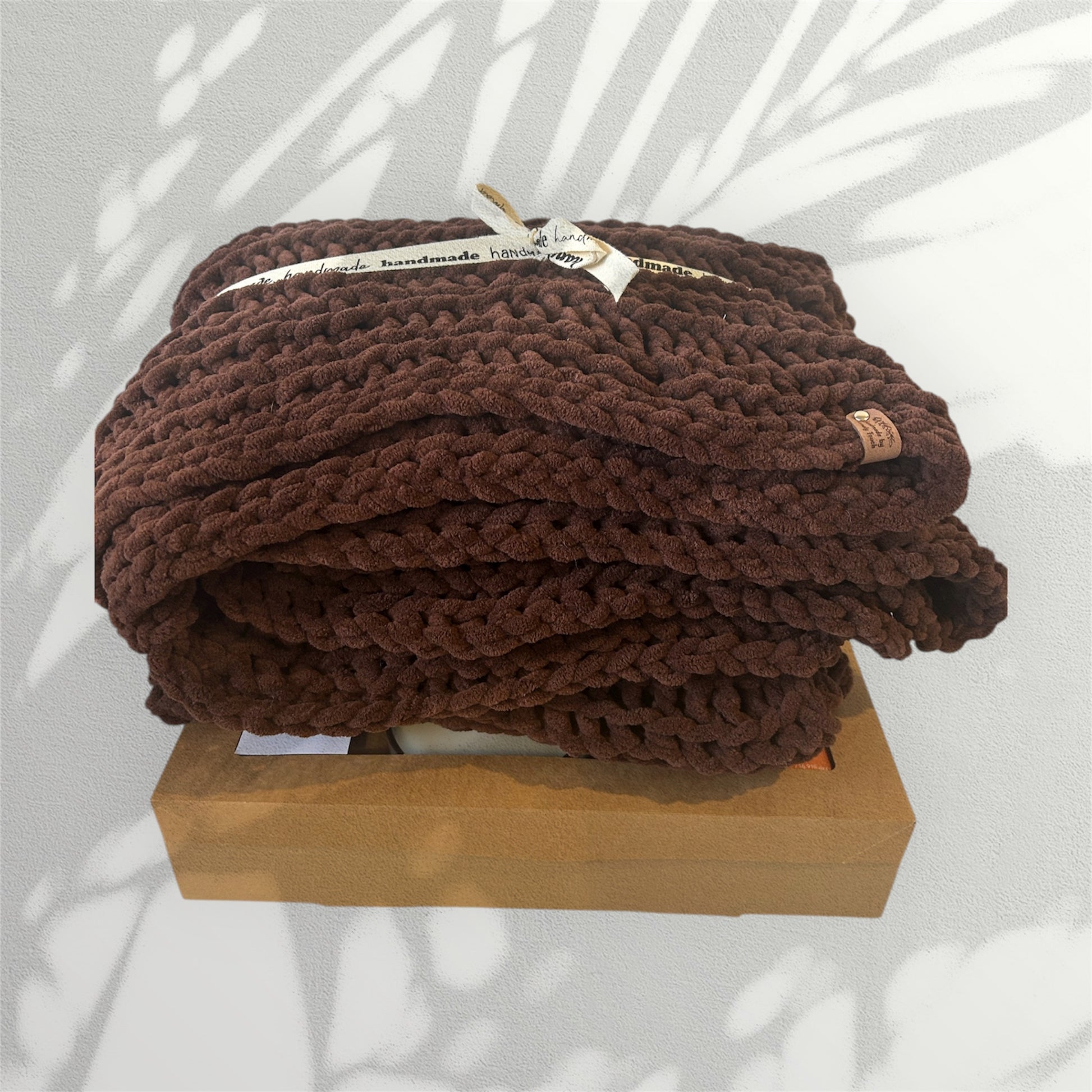 Crochet blanket + Homely gift box bundle