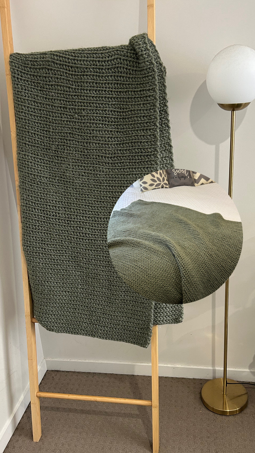 Premium Recycled Bottle Yarn Throw – Lightweight and Eco Friendly