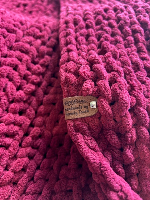 Handmade Crochet Blanket - Single Bed Size