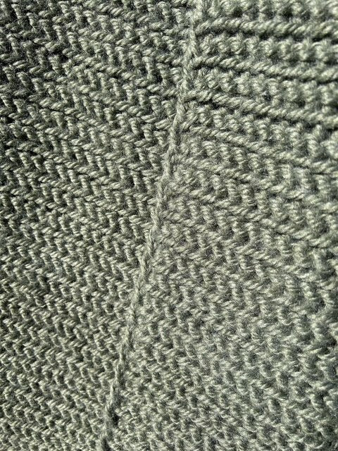 Handmade Crochet Blanket – Throw Size - Recycled Evergreen